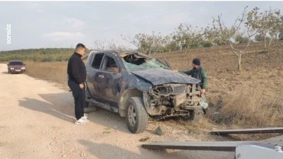 Kamyonetin takla attığı kazada 1 kişi &ouml;ld&uuml;, 7 kişi yaralandı