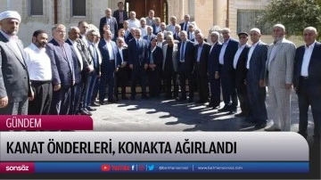 Kanat &ouml;nderleri, konakta ağırlandı