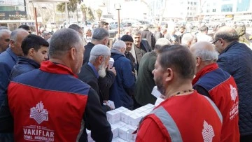 Kandil simidi dağıtıldı