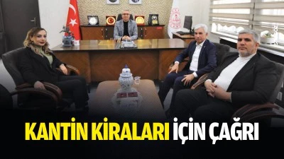 Kantin kiraları i&ccedil;in &ccedil;ağrı