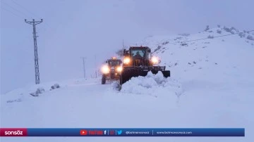 Kar nedeniyle 10 yerleşim birimine ulaşım sağlanamıyor