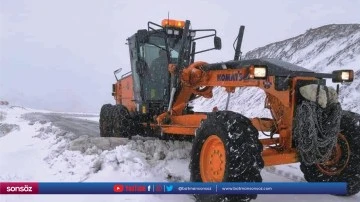 Kar nedeniyle 22 yerleşim yerine ulaşım sağlanamıyor