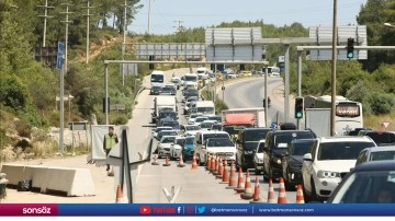 Kara yollarında bayram hareketliliği yaşanıyor