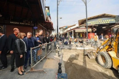Karag&ouml;z-Eskisaray Caddesi yeni &ccedil;ehresine kavuşuyor