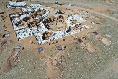 Karahantepe &Ouml;ren Yeri'ne koruma &ccedil;atısı yapımına başlandı