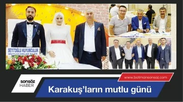 Karakuş&rsquo;ların mutlu g&uuml;n&uuml;