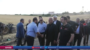 Karaloğlu, Diyarbakır'da anız yangınına ilişkin konuştu: