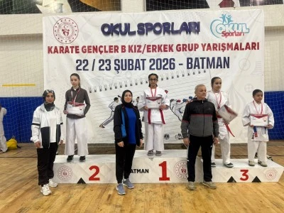 Karate b&ouml;lge şampiyonası tamam