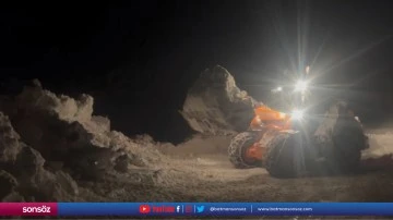 Karayolları ekipleri 7/24 karla m&uuml;cadele ediyor