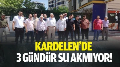 Kardelen&rsquo;de 3 g&uuml;nd&uuml;r su akmıyor!