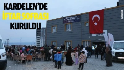 Kardelen&rsquo;de iftar sofrası kuruldu