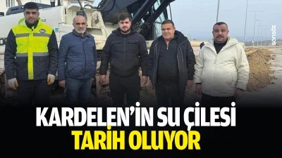 Kardelen&rsquo;in su &ccedil;ilesi tarih oluyor