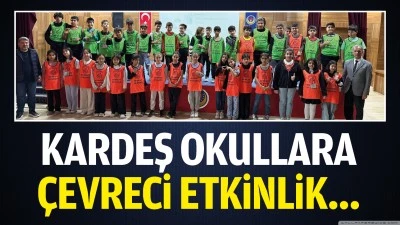 Kardeş okullara &ccedil;evreci etkinlik&hellip;