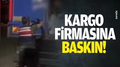 Kargo firmasına baskın!