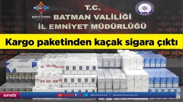 Kargo paketinden ka&ccedil;ak sigara &ccedil;ıktı