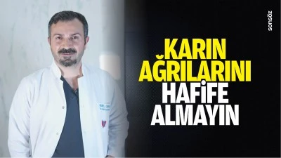 Karın ağrılarını hafife almayın