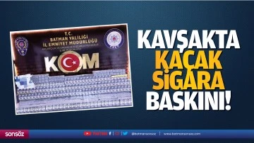 Kavşakta ka&ccedil;ak sigara baskını!