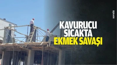 Kavurucu sıcakta ekmek savaşı&hellip;