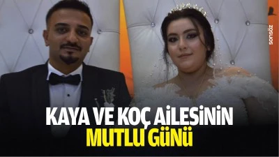 Kaya ve Ko&ccedil; ailesinin mutlu g&uuml;n&uuml;