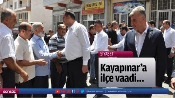 Kayapınar&rsquo;a il&ccedil;e vaadi&hellip;