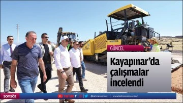 Kayapınar&rsquo;da &ccedil;alışmalar incelendi