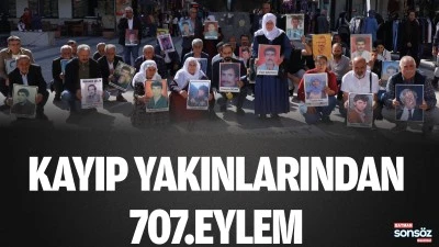 Kayıp yakınlarından 707.eylem