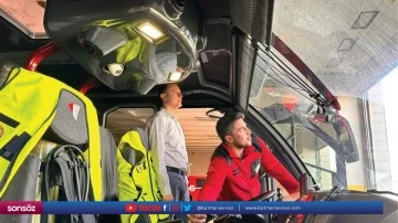 Kaymakam Adıg&uuml;zel, Havalimanını ziyaret etti