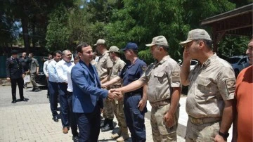 Kaymakam&rsquo;dan personele bayram ziyareti