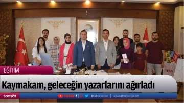 Kaymakam, geleceğin yazarlarını ağırladı