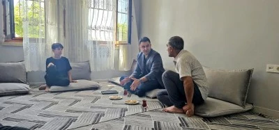 Kaymakam İmrak, ev ziyaretlerine &ccedil;ıktı