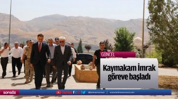 Kaymakam İmrak, g&ouml;reve başladı