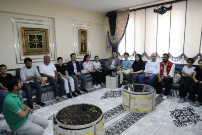 Kaymakam İmrak, LGS'ye girecek &ouml;ğrencilerle buluştu