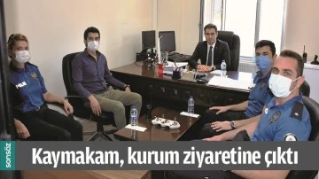 KAYMAKAM, KURUM ZİYARETİNE &Ccedil;IKTI