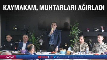 Kaymakam, muhtarları ağırladı