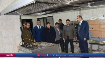 Kaymakam, mutfakta inceleme yaptı