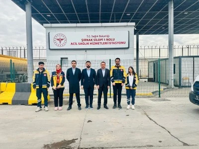 Kaymakam Partal, Acil Sağlık İstasyonunu ziyaret etti