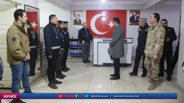 Kaymakam Şahin,  personeli ziyaret etti