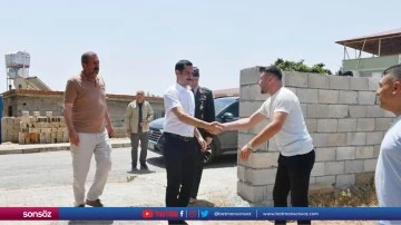 Kaymakam Soylu, şehit ve gazi ailelerine ziyaret etti