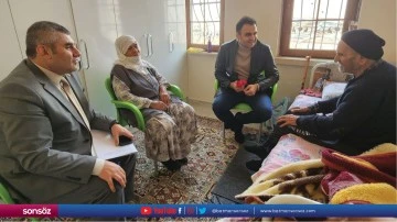 Kaymakam vatandaşları ziyaret etti