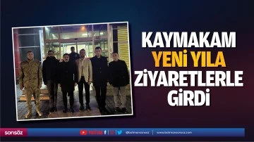 Kaymakam, yeni yıla ziyaretlerle girdi