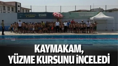 Kaymakam, y&uuml;zme kursunu inceledi