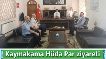 Kaymakama H&uuml;da Par ziyareti