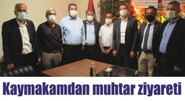 KAYMAKAMDAN MUHTAR ZİYARETİ