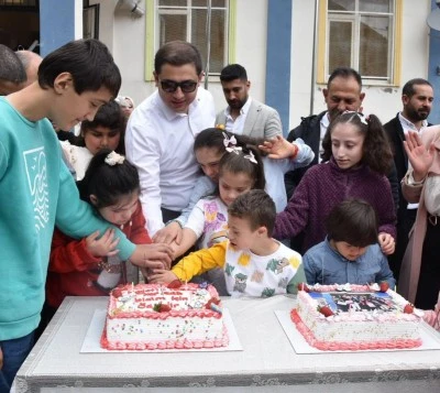 Kaymakamdan &ouml;zel &ccedil;ocuklara &ouml;zel ilgi