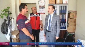 Kaymakamı Uğurlu, kurumları ziyaret etti