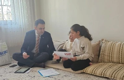 Kaymakamın ev ziyaretleri devam&hellip;
