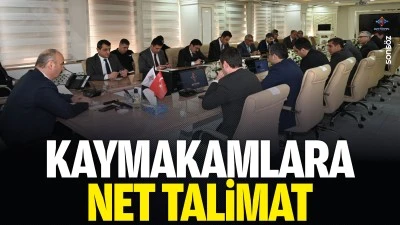 Kaymakamlara net talimat: Hizmette gecikme olmayacak