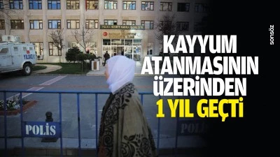 Kayyum atanmasının &uuml;zerinden 1 yıl ge&ccedil;ti