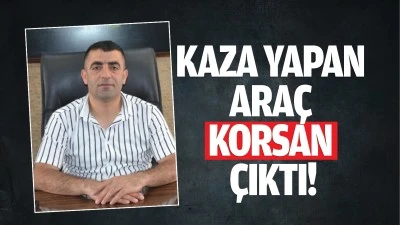 Kaza yapan ara&ccedil; korsan &ccedil;ıktı!