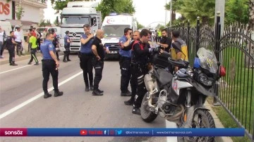 Kazada 2 polis yaralandı